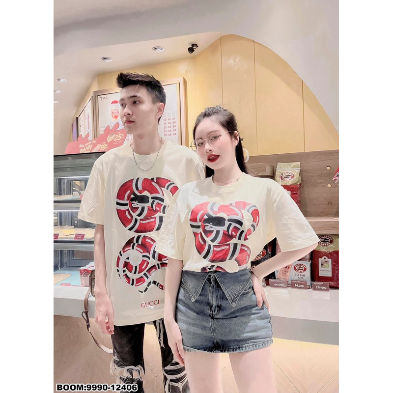 Áo phông gucci rắn chất liệu cotton chất siêu đẹp siêu thoáng mát