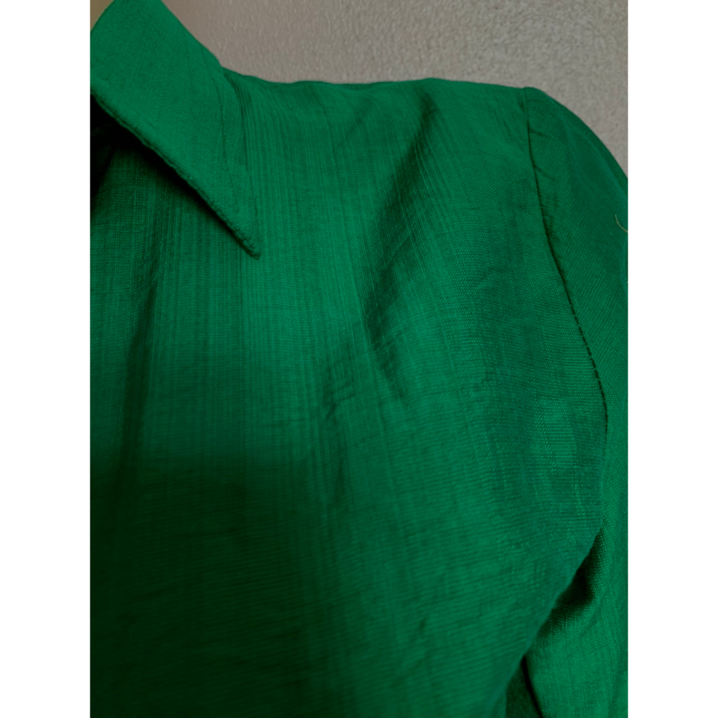 Áo sơ mi nữ đũi trơn tay dài A4208 ảnh thật đủ size từ 40-90kg