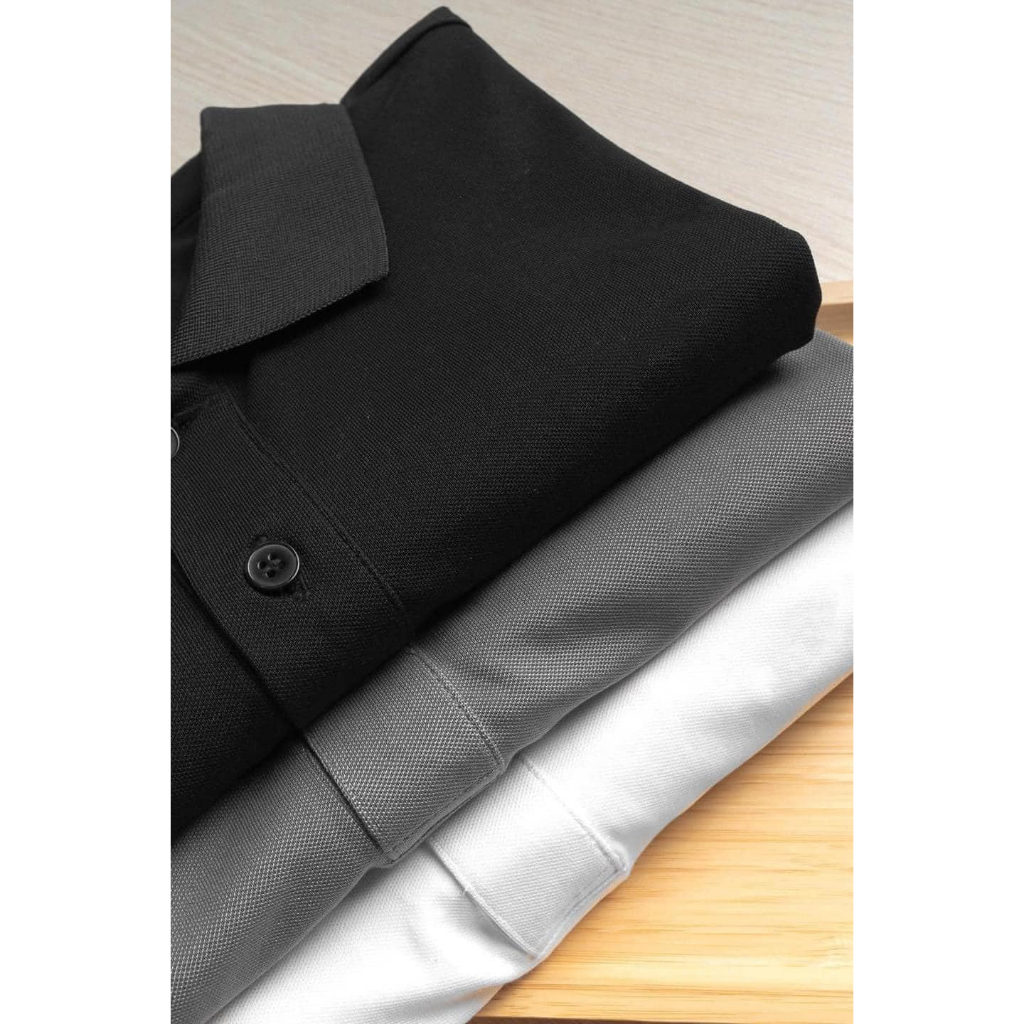 Áo Polo Nam Nữ, Áo Polo Thêu Tên Theo Yêu Cầu ,Chất Vải Cotton Poly Mềm Mịn, Chống Nhăn, Giữ Form Tốt