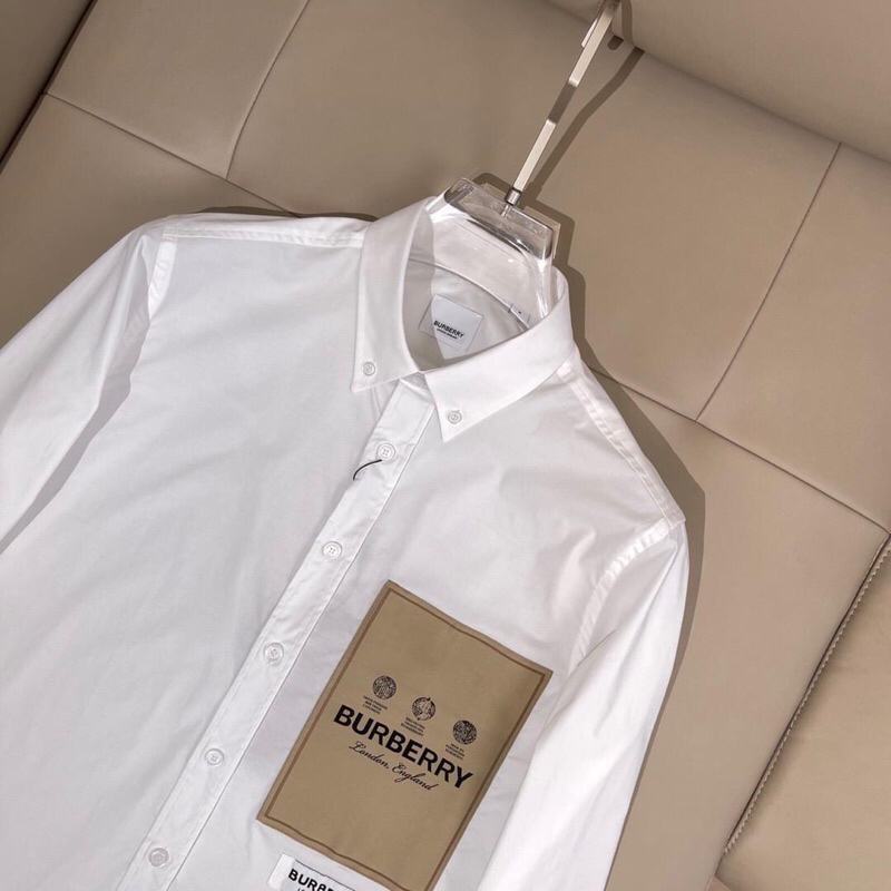 New Arrivasls!!! Hàng Có Sẵn - Áo Sơ Mi B.B.R Vintage Camel  Phối Màu Check Logo Hãng Trước Ngực - Hàng Loại 1 Cao Cấp