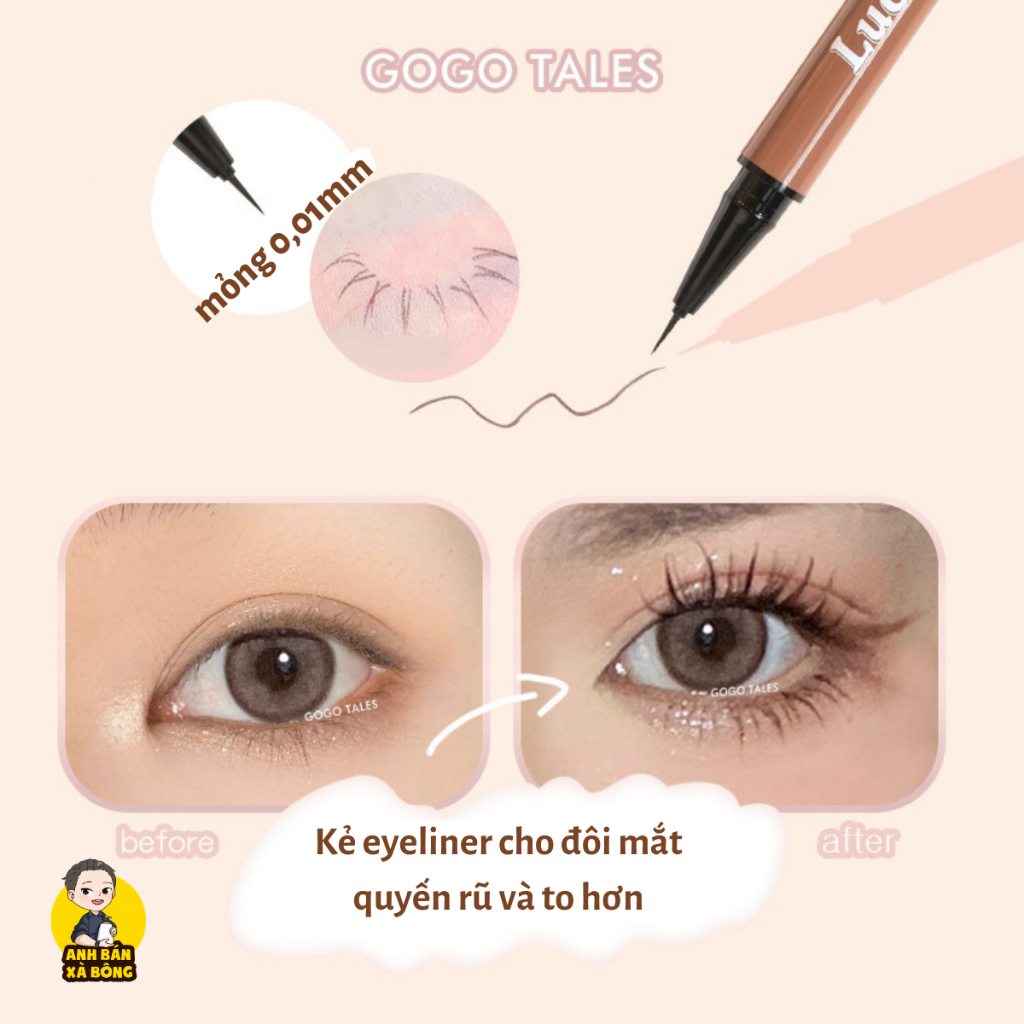 Bút Kẻ Mắt Nước GOGO TALES Very Thin Line Eyeliner GT459