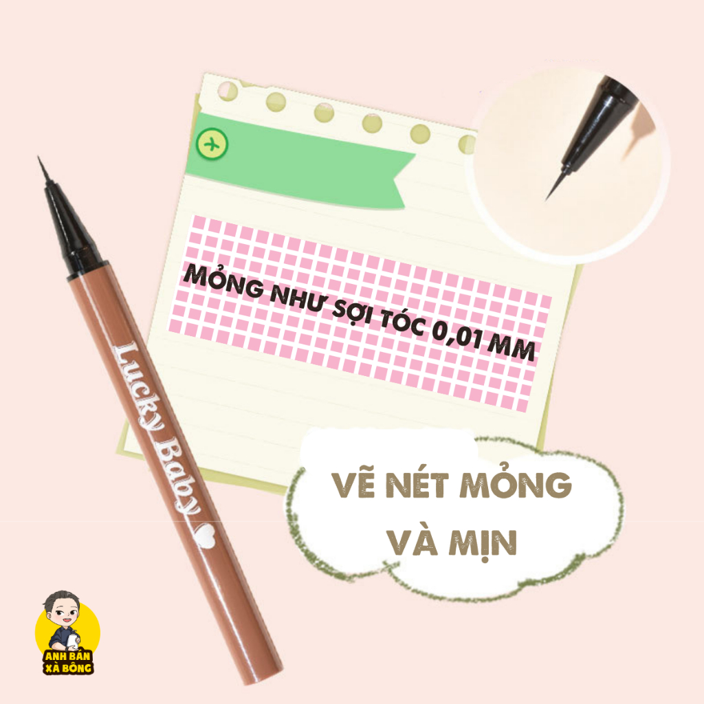 Bút Kẻ Mắt Nước GOGO TALES Very Thin Line Eyeliner GT459