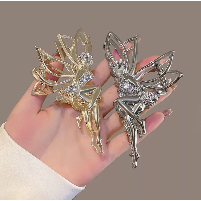 Kẹp tóc Tinker Bell kẹp kim loại sang chảnh hot trend 2023