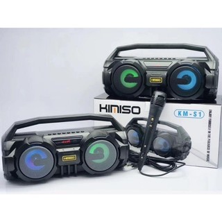 Loa Bluetooth Kimiso KM-S1/S2 Hát Karaoke ( Tặng Kèm Míc Hát )