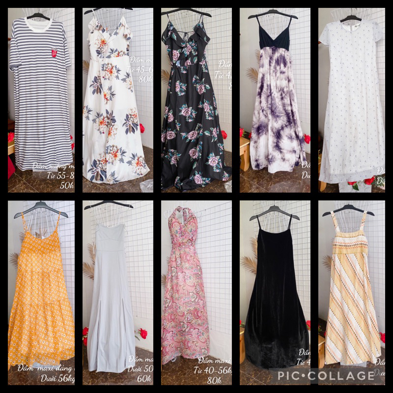 Đầm maxi kiểu xinh