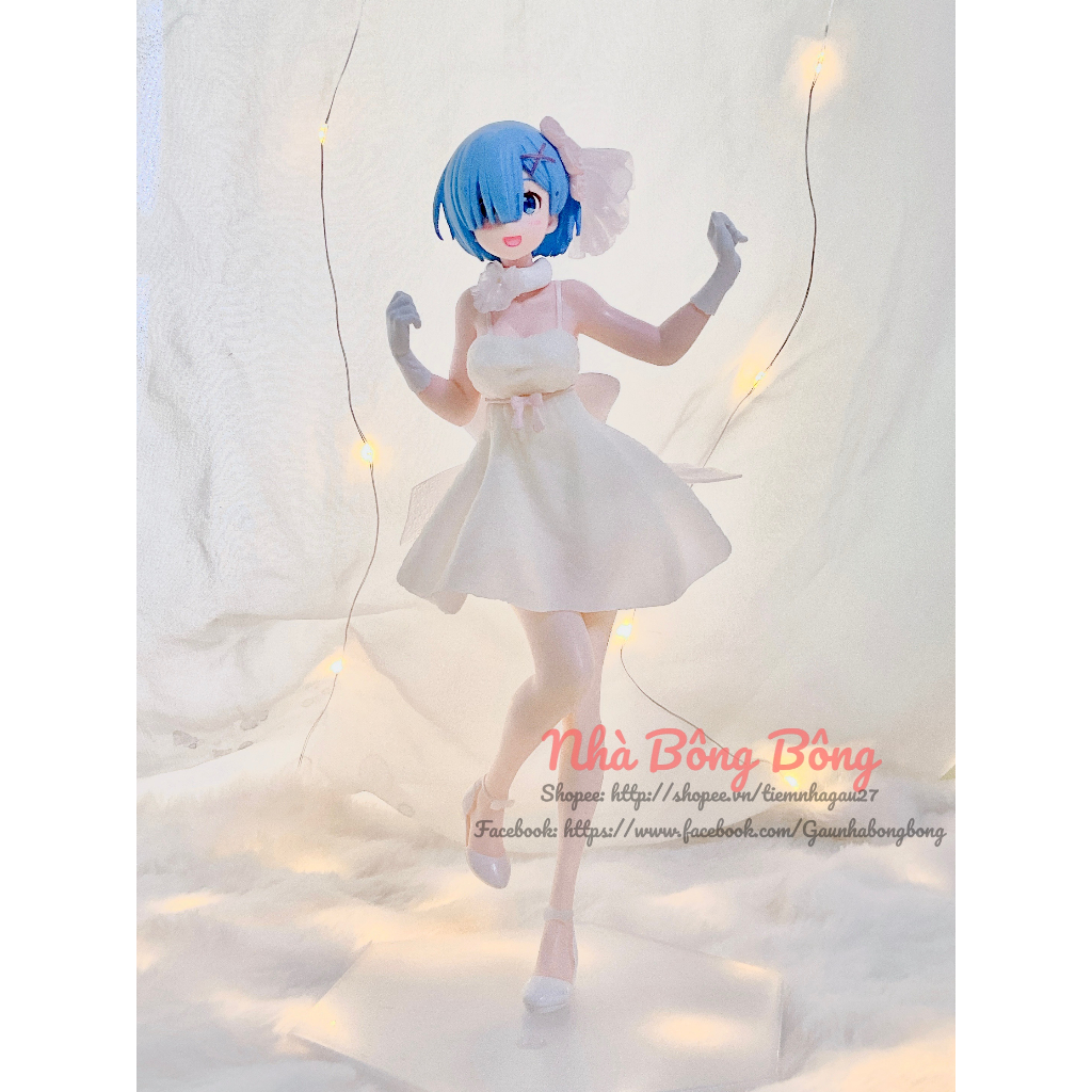 MÔ HÌNH REM MẶC VÁY CƯỚI