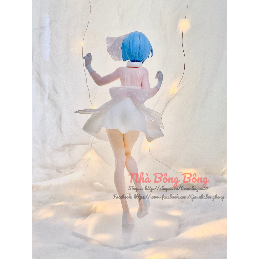 MÔ HÌNH REM MẶC VÁY CƯỚI