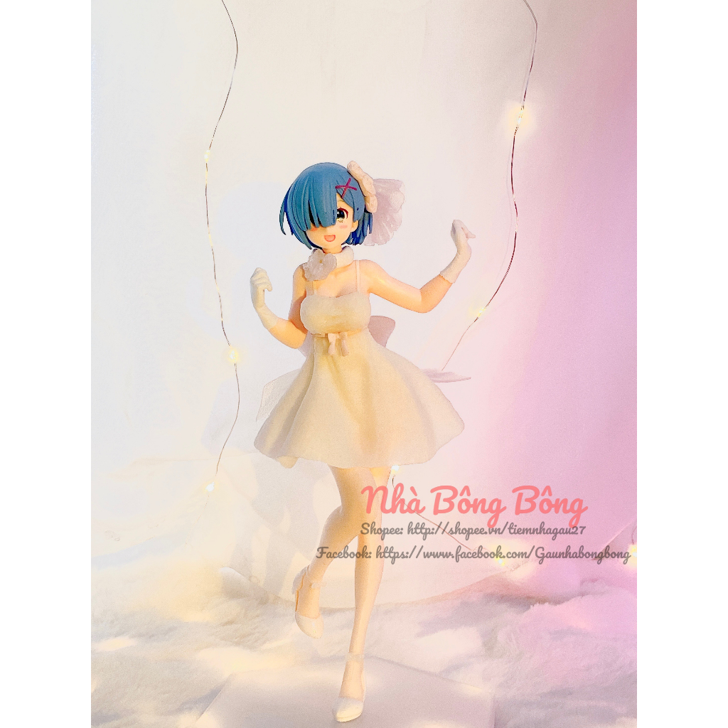 MÔ HÌNH REM MẶC VÁY CƯỚI