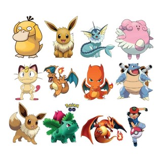 Hình ủi nhiệt, in áo. Hoạt hình Pokemon KBH11