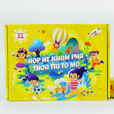 Sách thiếu nhi - Hộp hè khám phá - Thoả trí tò mò ( cho bé từ 3-6 tuổi)