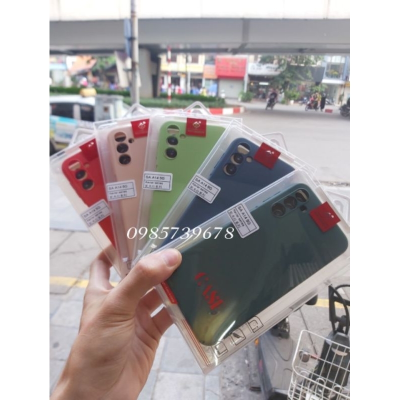 Ốp lưng silicon dẻo màu Kst desing samsung A14 5G chống bám bẩn dễ lau chùi