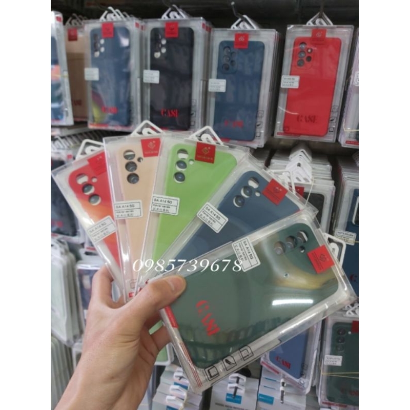 Ốp lưng silicon dẻo màu Kst desing samsung A14 5G chống bám bẩn dễ lau chùi