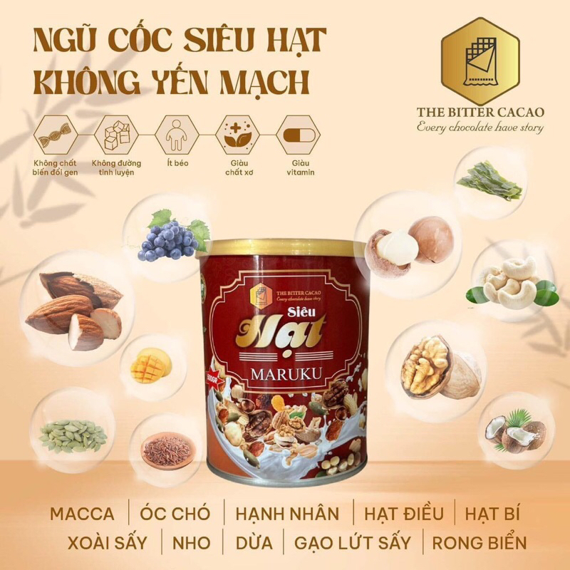 Ngũ Cốc Siêu Hạt Granola-Maruko Không Yến Mạch