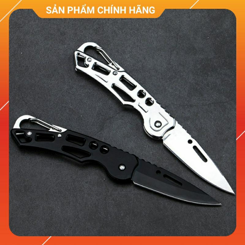 Dao Đị Phượt Gấp Gọn - Móc Khóa Hợp Kim