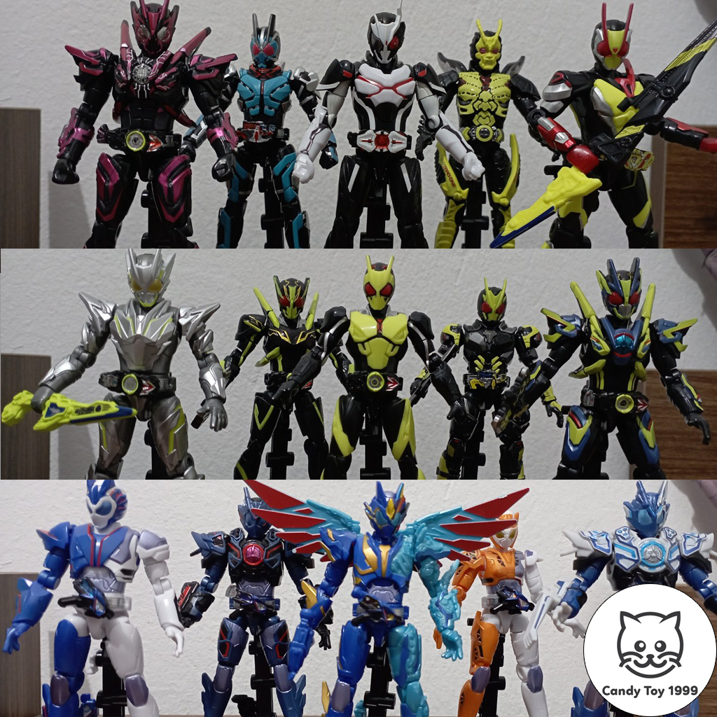 2ND Kamen Rider Zero One, Ark One, Vulcan, Zero Two hàng đã lắp và dán sticker