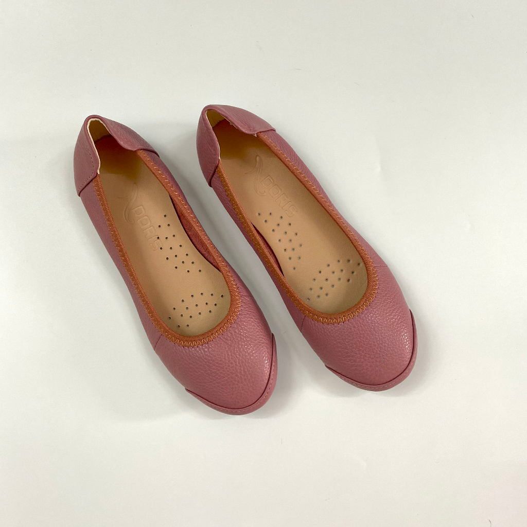 Giày búp bê da thật đế bệt đắp mũi A015 - form chuẩn- có size 40- CÓ BẢO HÀNH.