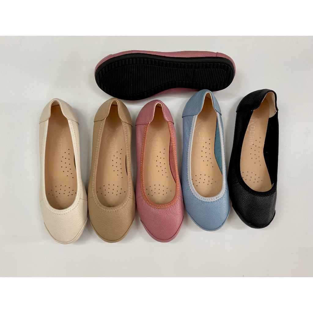 Giày búp bê da thật đế bệt đắp mũi A015 - form chuẩn- có size 40- CÓ BẢO HÀNH.