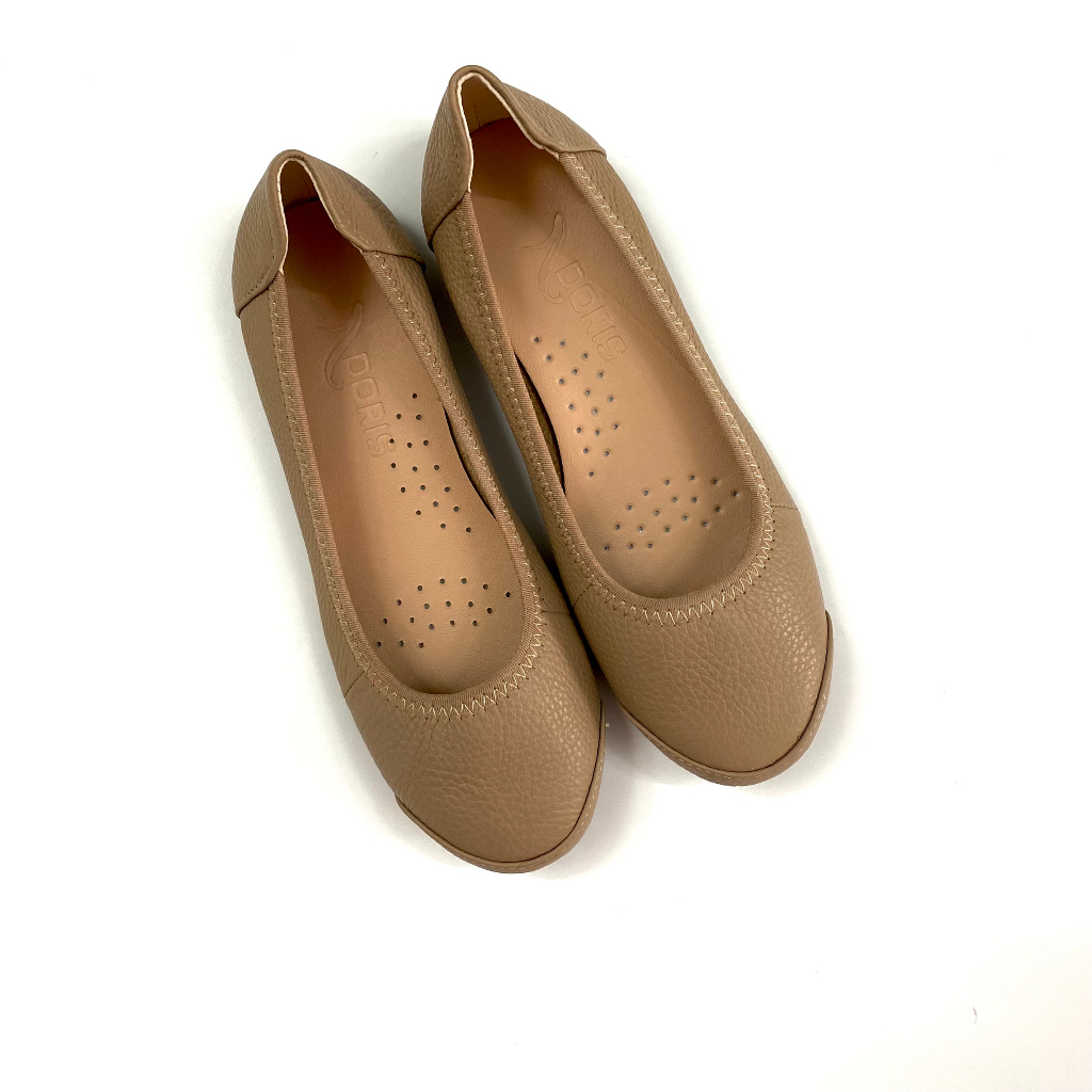 Giày búp bê da thật đế bệt đắp mũi A015 - form chuẩn- có size 40- CÓ BẢO HÀNH.