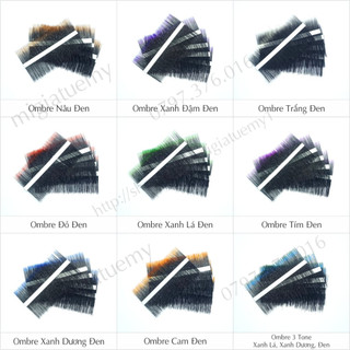 Tím Nhạt - Mi Lụa Màu Classic 0.07 Mix Size (14 line)