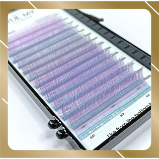 Tím Nhạt - Mi Lụa Màu Classic 0.07 Mix Size (14 line)