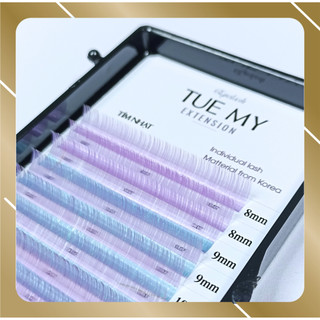 Tím Nhạt - Mi Lụa Màu Classic 0.07 Mix Size (14 line)