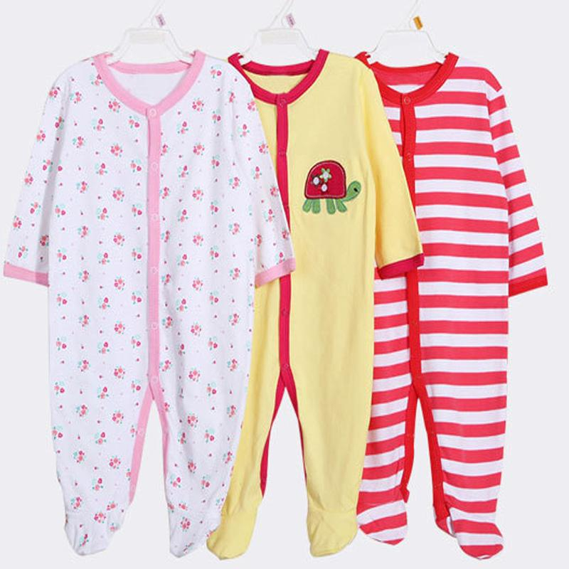 Set 3 Body Tay Dài liền Tất/ vớ Xuất Mỹ 0 - 14kg, áo liền quần, body suit, body dài tay, bodysuit, body liền thân