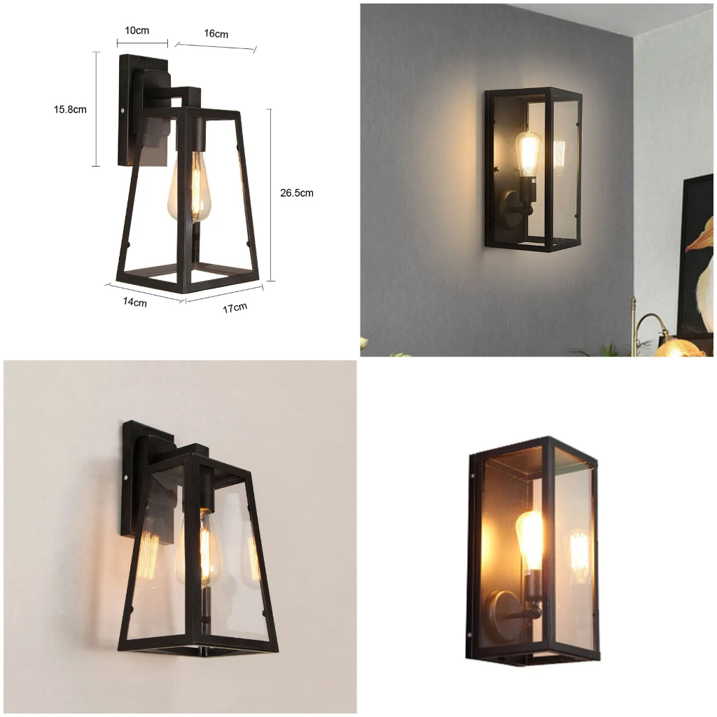 Đèn tường decor - phong cách vintage  đẹp - đèn phong cách đơn giản - đèn treo tường 822/824 | BigBuy360 - bigbuy360.vn