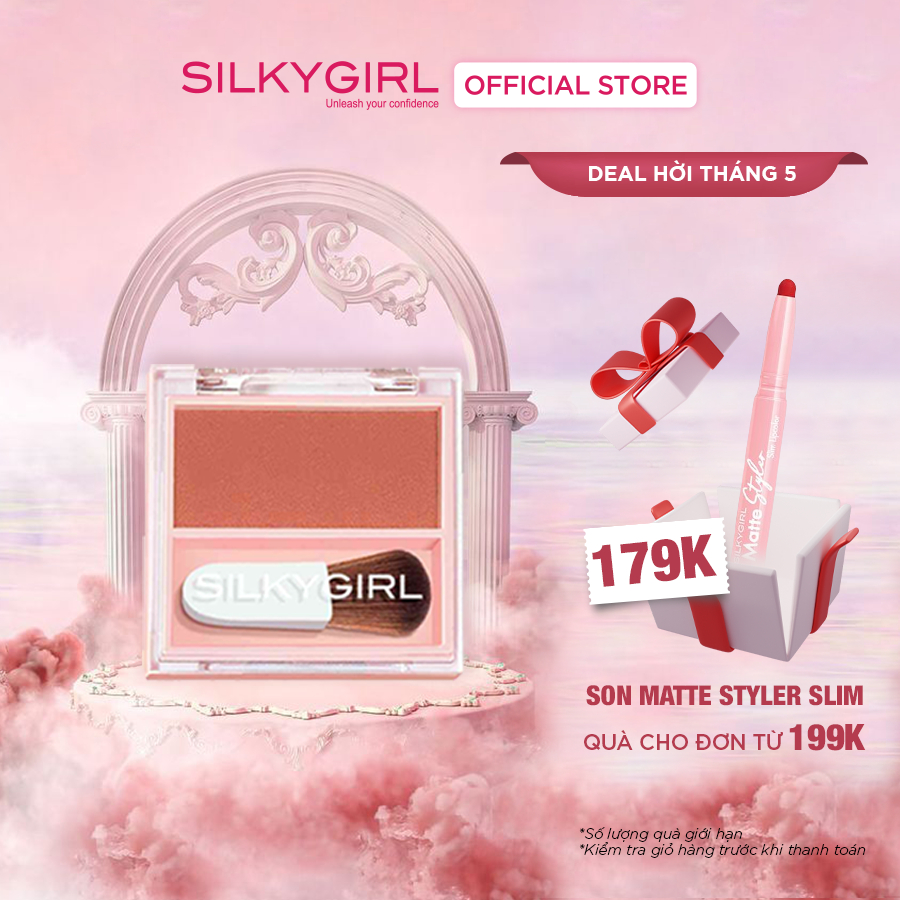 Phấn Má Hồng Silky Girl Blush Hour 3g
