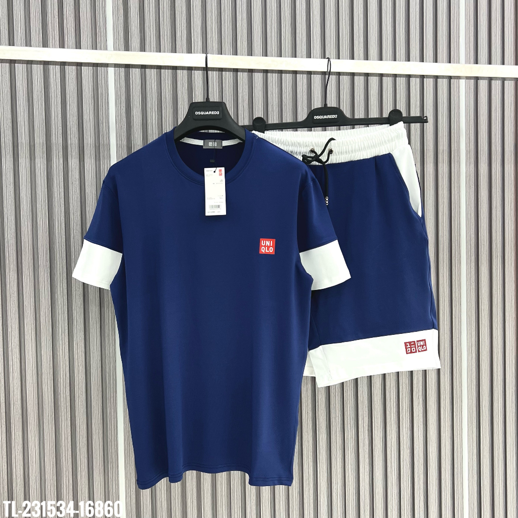 🔥Hot🔥Bộ thể thao áo phối tay thiết kế hot trend Nam nữ New 2023