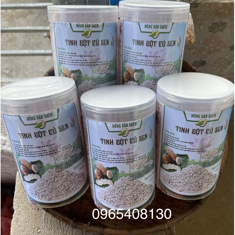 Tinh Bột Củ Sen Mix Hạt Dinh của Dưỡng (Combo 5 Hộp Dinh Dưỡng)