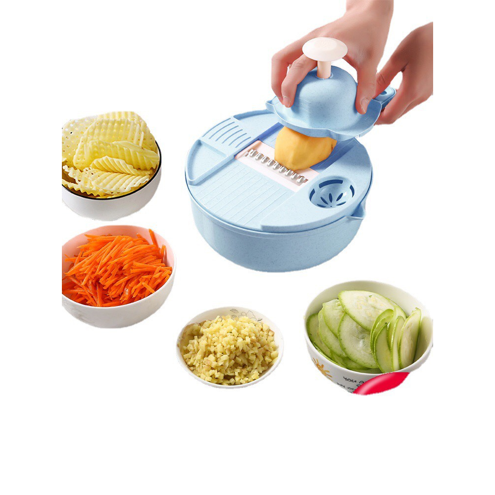 RỔ BÀO RAU CỦ ĐA NĂNG Cực kỳ tiện lợi, không lo đứt tay, giá vô địch, rổ màu xanh