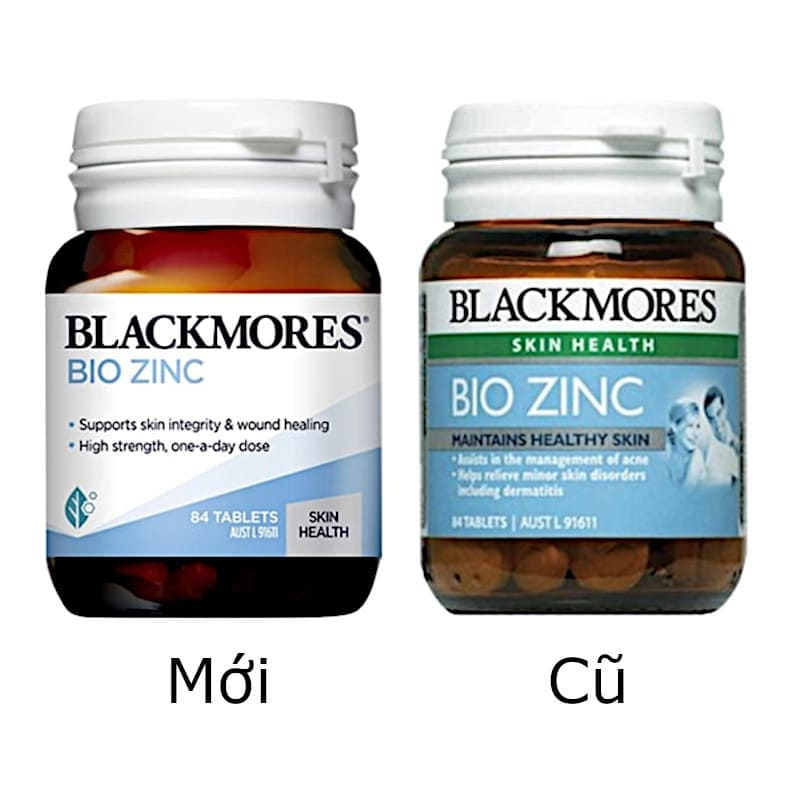 Viên uống Blackmores BIO ZINC Úc 84v bổ sung Kẽm, hỗ trợ khả năng miễn dịch