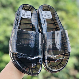 Dép Nam Gucci nam, trong suốt ( đế cao su đúc bền đép đi êm chân )mẫu hot 2023 FULL BOX