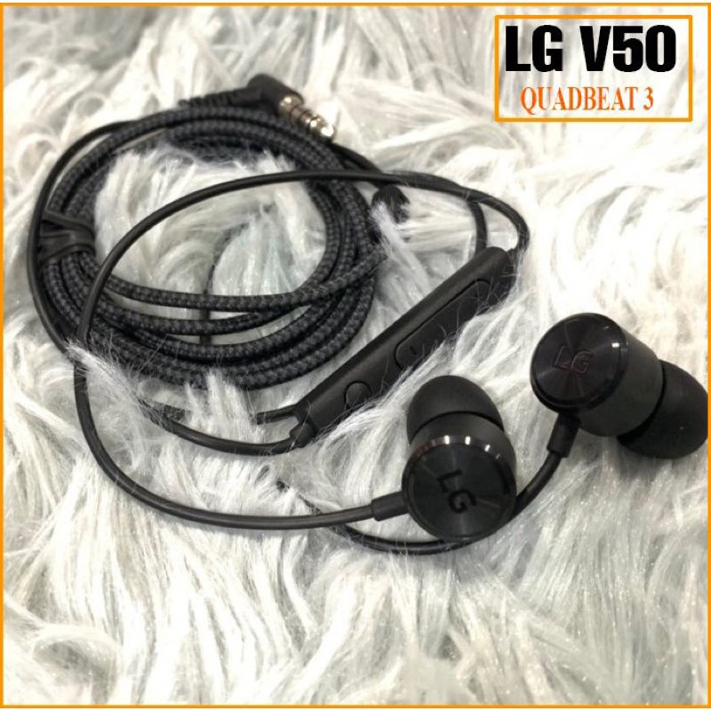 Tai nghe nhét tai LG V50,V70 zin chính hãng phẩy nhẹ phím tăng giảm âm lượng