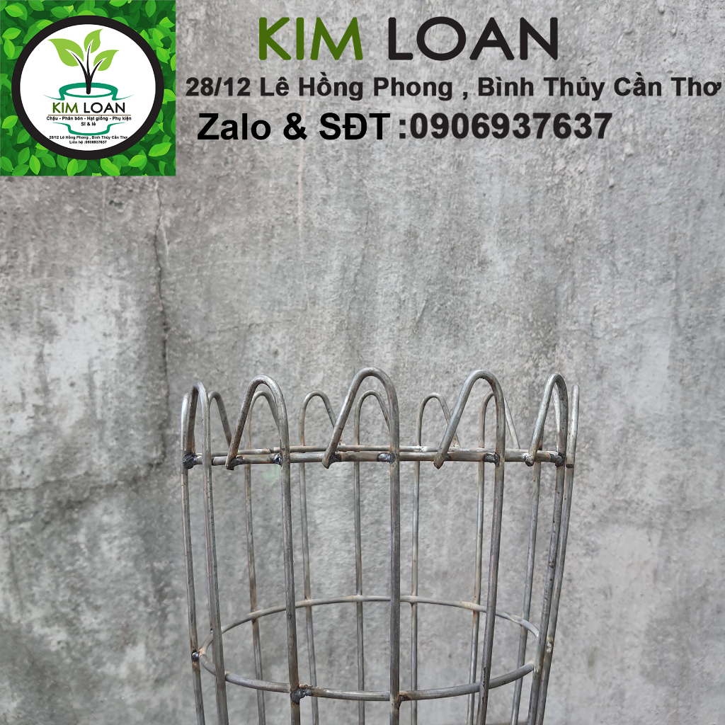 Lồng hái đu đủ sắt 40x19cm