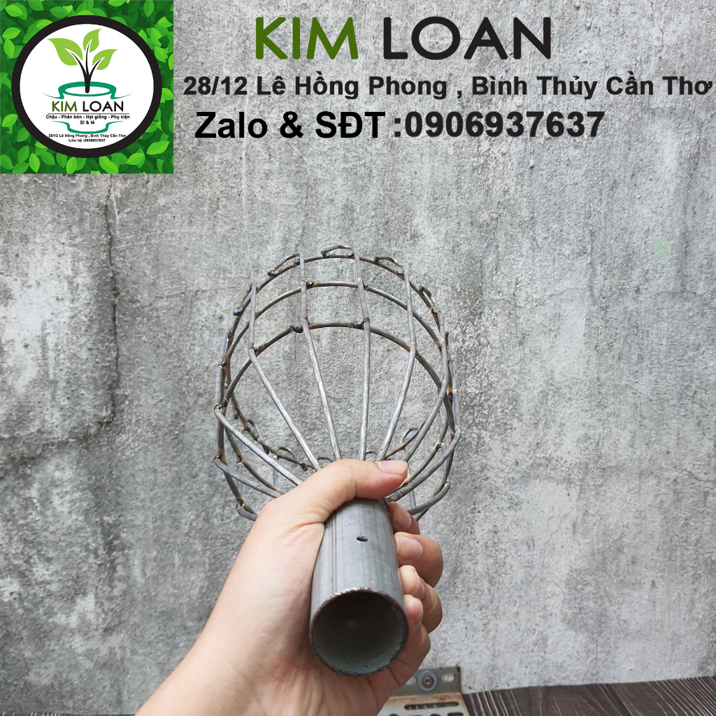 Lồng hái đu đủ sắt 40x19cm
