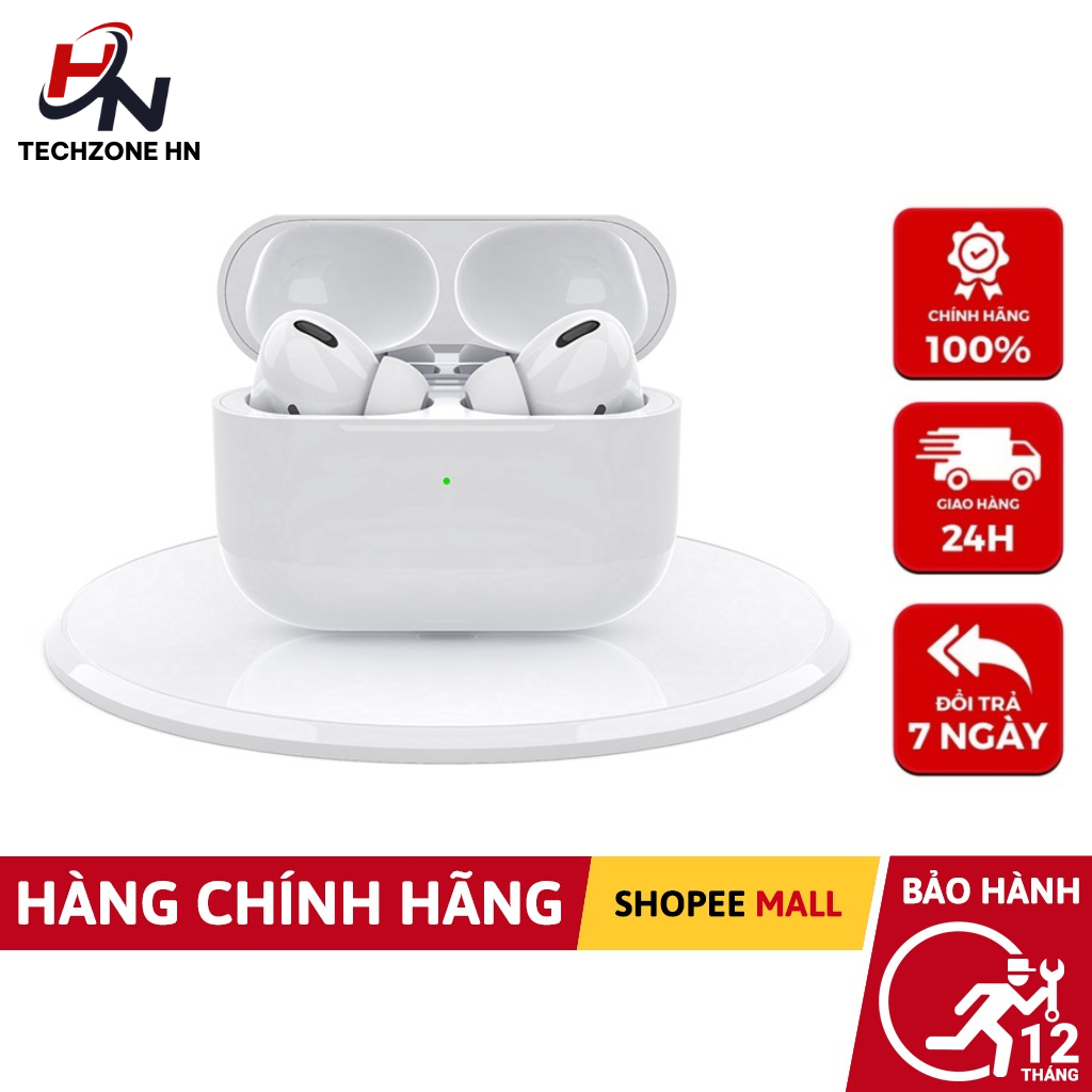 Tai nghe Bluetooth Pro Gen 2 TWS 5.3 Nhỏ Gọn Tiện Lợi Âm Thanh HIFI Chống Ồn Định Vị Đổi Tên TechmallHN
