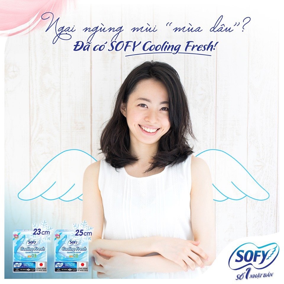 - Gói 8 Miếng 23cm -  Băng Vệ Sinh Sofy Cooling Fresh Ultra Slim Siêu Mỏng Cánh - NHI.TNL