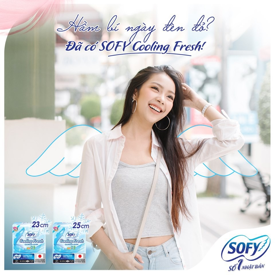 - Gói 8 Miếng 23cm -  Băng Vệ Sinh Sofy Cooling Fresh Ultra Slim Siêu Mỏng Cánh - NHI.TNL