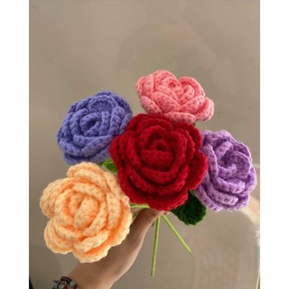 hoa hồng len, hoa hồng len handmade