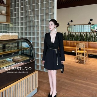 Đầm dáng vest Kim Anh Nguyễn Bầu Bé