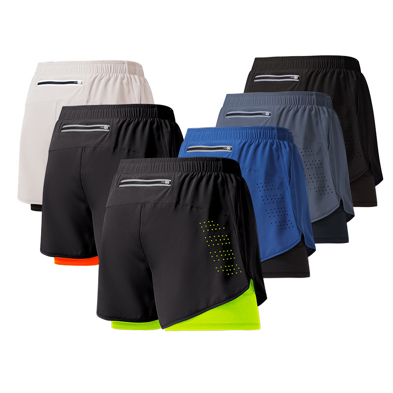 Quần thể thao 2 lớp ONSTEP chạy bộ, tập gym, đạp xe, có TÚI SAU TIỆN LỢI