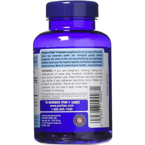 Viên Uống Hỗ Trợ Não Bộ Puritan's Pride Neuro-PS Phosphatidylserine 100mg Hộp 120 viên