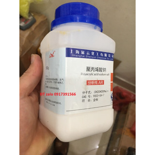 Hóa chất Sodium polyacrylate CAS 9003-04-7 n polyacrylic acid sodium chai 500g