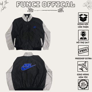 Áo khoác dù nike vải cao cấp 2 lớp dày dặn funci-001