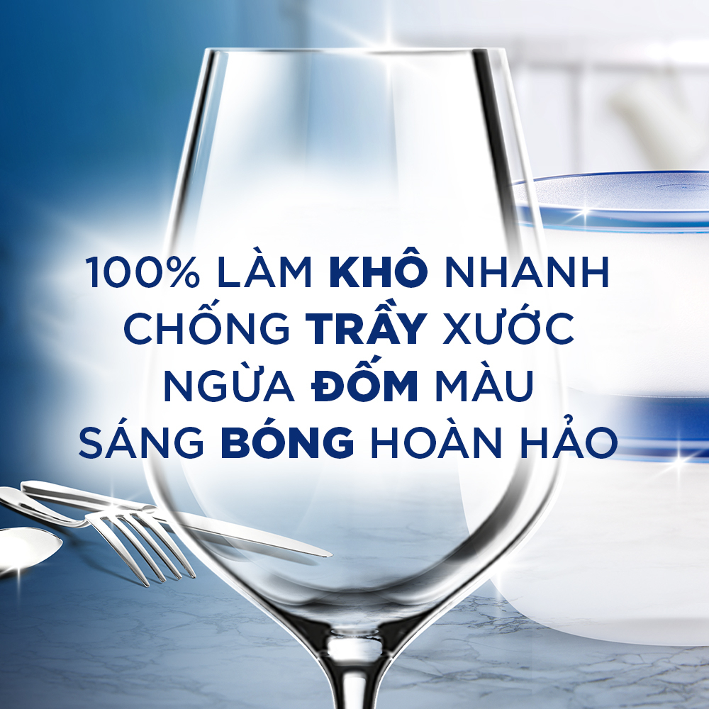 Muối rửa chén bát Finish loại 1kg - Hàng chính hãng