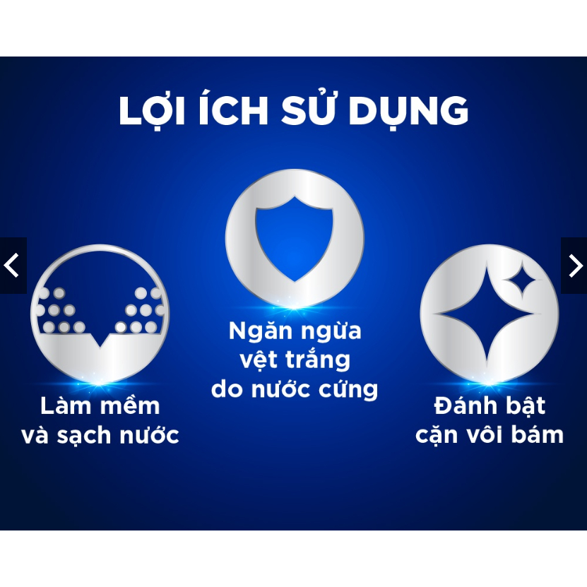 Muối rửa chén bát Finish loại 1kg - Hàng chính hãng