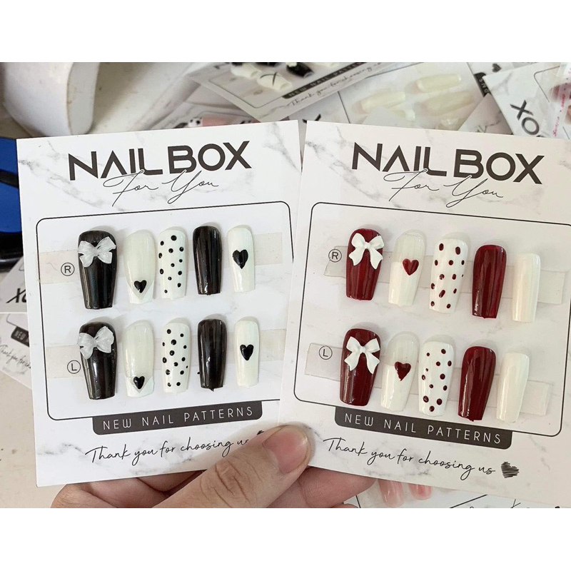 Nail box thiết kế sang trọng giá rẻ lấy tương tác