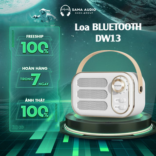 Loa bluetooth dw13 - loa không dây kiểu dáng cổ điển - âm thanh sống động