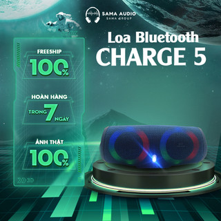 Loa bluetooth không dây charge 5 - âm thanh sống động - bass trầm ấm - đèn led theo nhạc